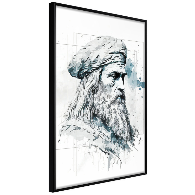 Cartel Da Vinci - A Black and White Portrait of the Artist Generated by AI 151136 additionalImage 7