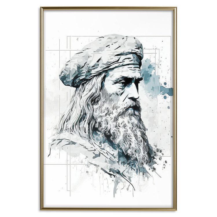 Cartel Da Vinci - A Black and White Portrait of the Artist Generated by AI 151136 additionalImage 20