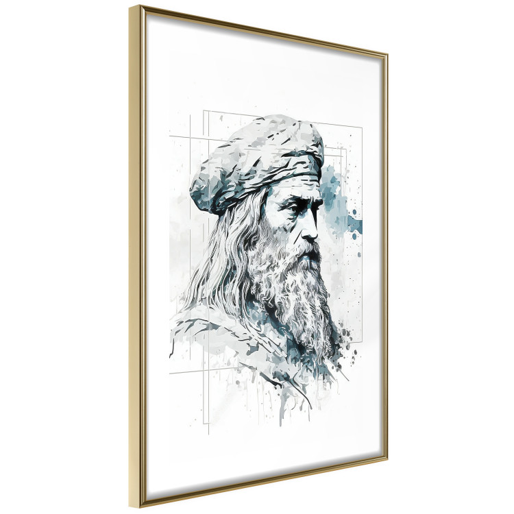 Cartel Da Vinci - A Black and White Portrait of the Artist Generated by AI 151136 additionalImage 9