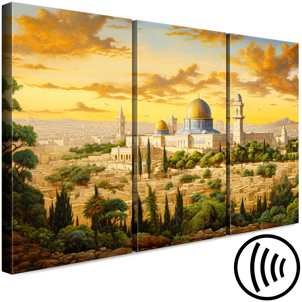 Schilderij  Andere Steden: Jerusalem - Artistic Reflection Of The Ancient City