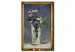 Wandbild Nelken und Clematis in einer Glasvase 50936