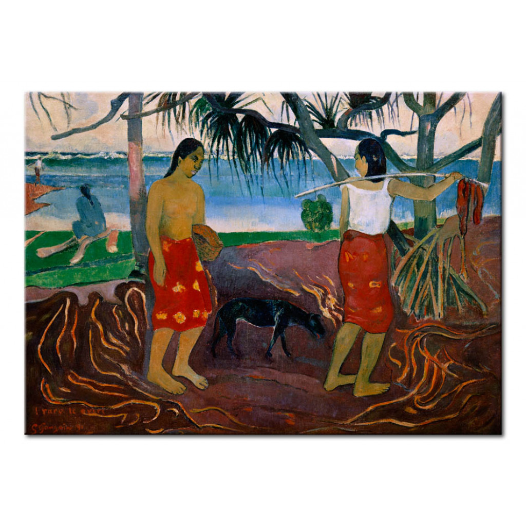 Schilderij  Paul Gauguin: I Raro Te Oviri