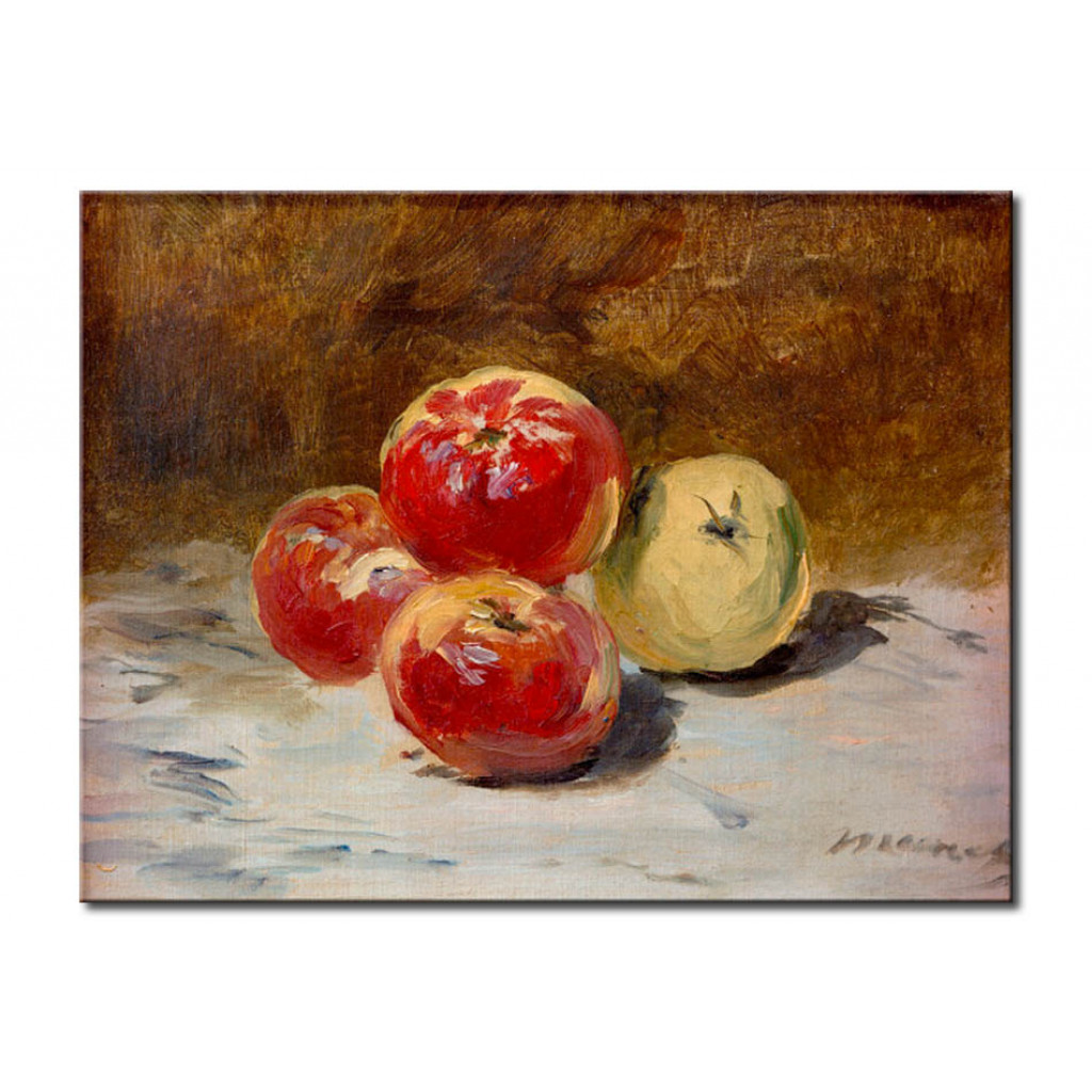 Schilderij  Edouard Manet: Four Apples