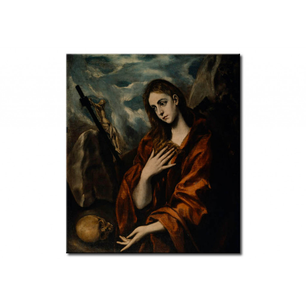 Schilderij  El Greco: Repentant Mary Magadalene