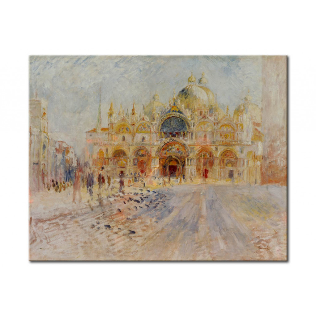 Schilderij  Pierre-Auguste Renoir: Place San Marco, Venise