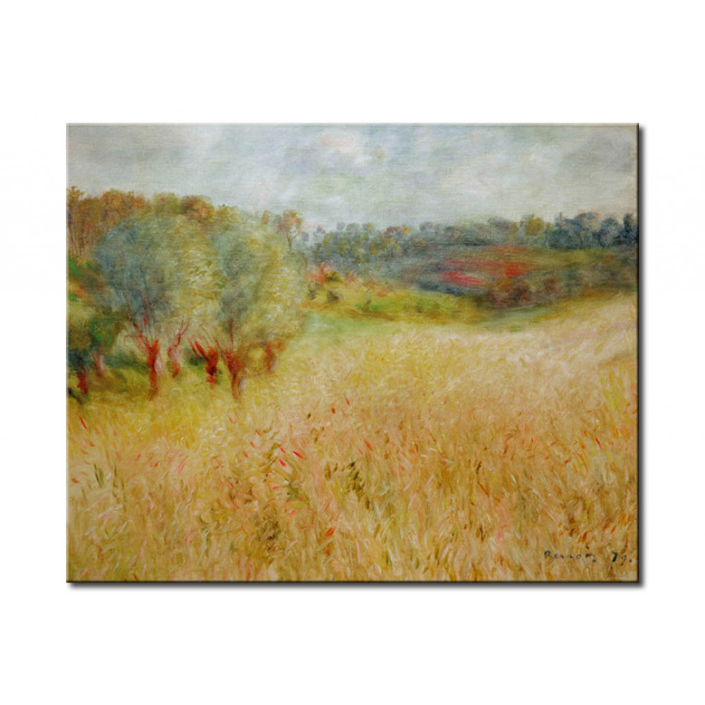 Schilderij  Pierre-Auguste Renoir: The Cornfield