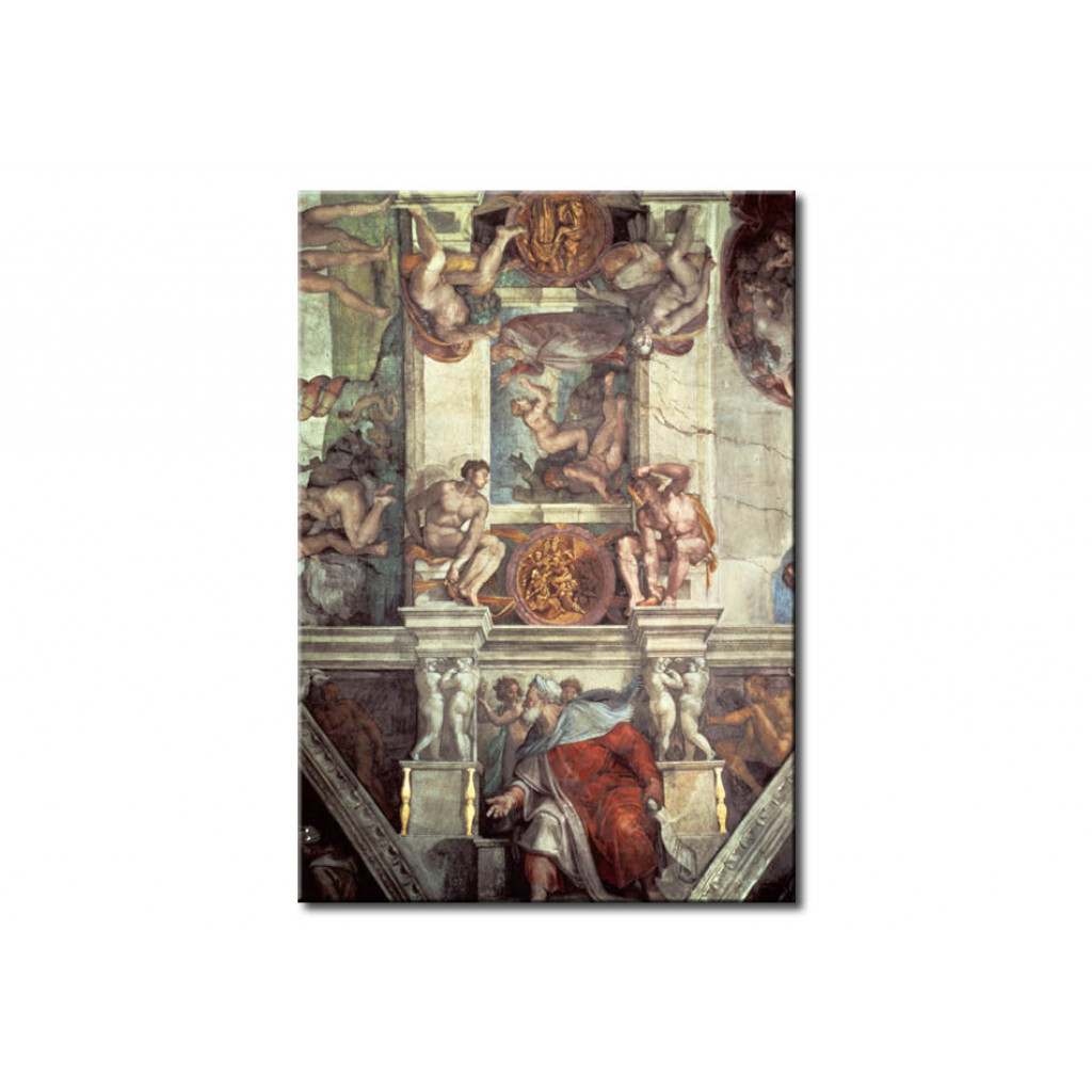 Schilderij  Michelangelo: The Creation Of Eve