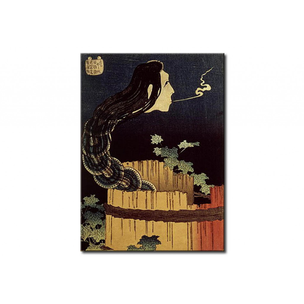 Schilderij  Hokusai Katsushika: Japanese Ghost