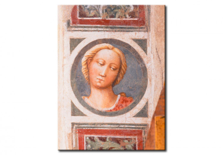 Riproduzione Roundel with head of a woman 111446