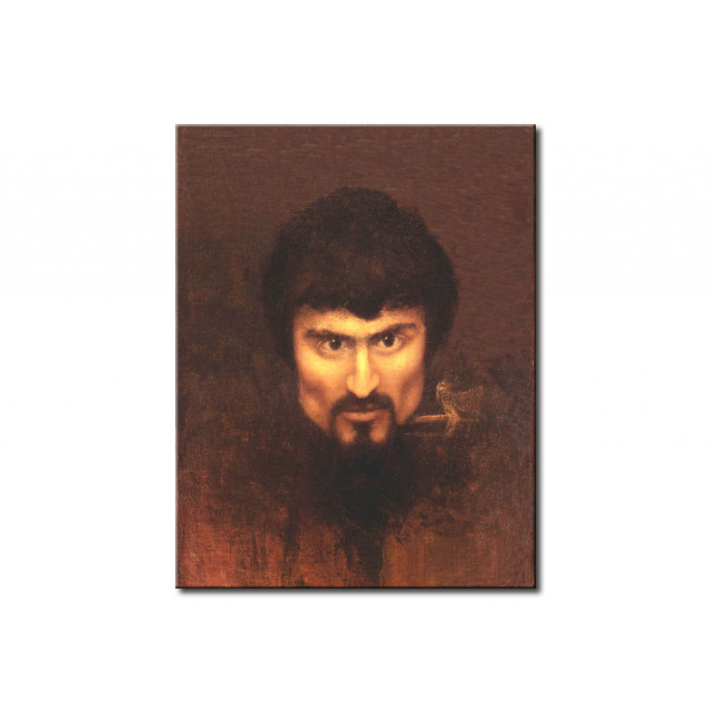 Schilderij  Giovanni Segantini: Self-portrait