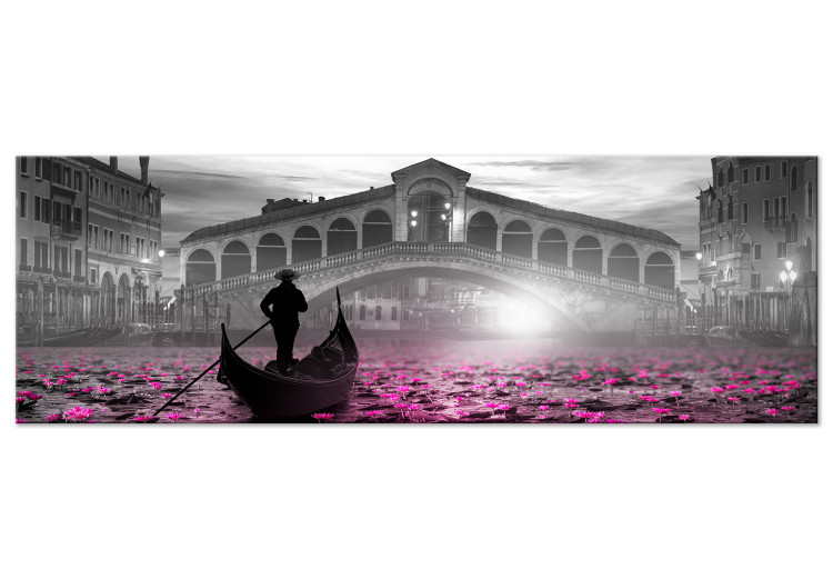 Obraz na płótnie Magiczna Wenecja (1-częściowy) wąski szary