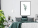 Plakat Gałązki eukaliptusa - minimalistyczne zielone listki rośliny na białym tle 146146 additionalThumb 13