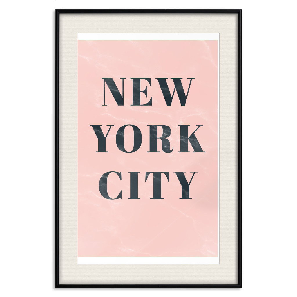 Muur Posters New York In Glamor Style [Poster]