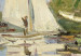 Tableau rond Regatta in Argenteuil, Claude Monet - The Landscape of Sailboats on the River 148746 additionalThumb 4
