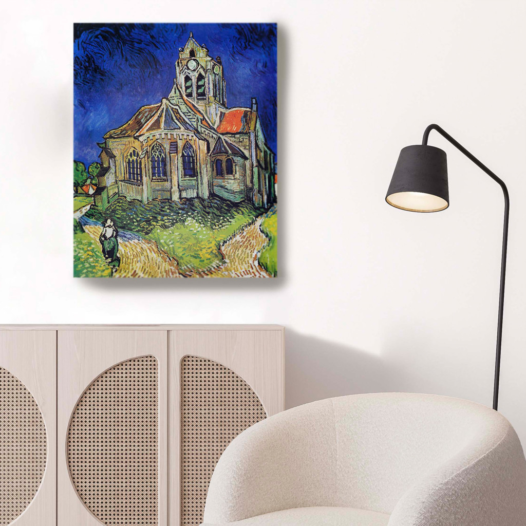 Schilderij  Vincent Van Gogh: Church In Auvers