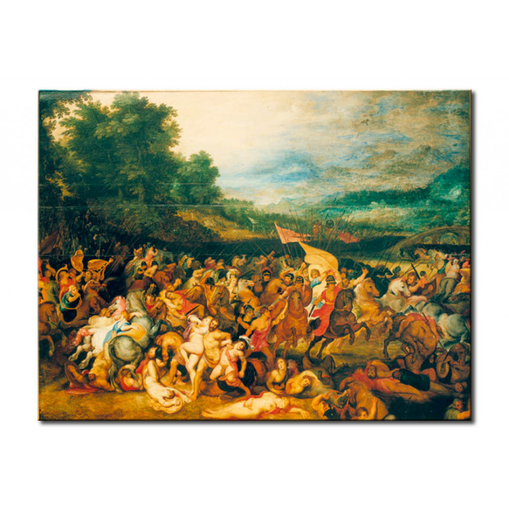 Schilderij  Peter Paul Rubens: The Battle Of The Amazons