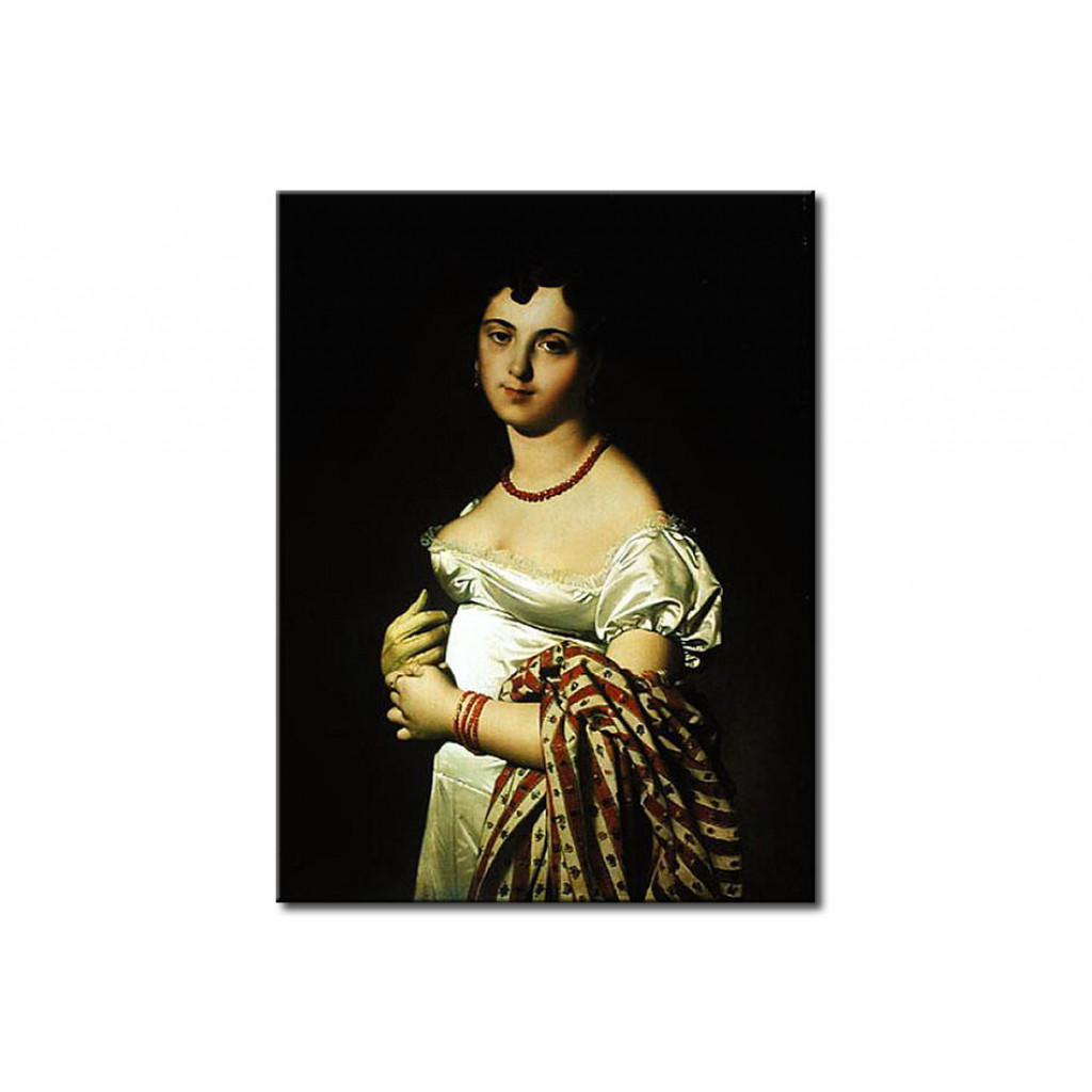 Schilderij  Jean-Auguste-Dominique Ingres: Madame Henri-Philippe-Joseph Panckouke