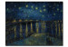 Riproduzione quadro La notte stellata sul Rodano 52546