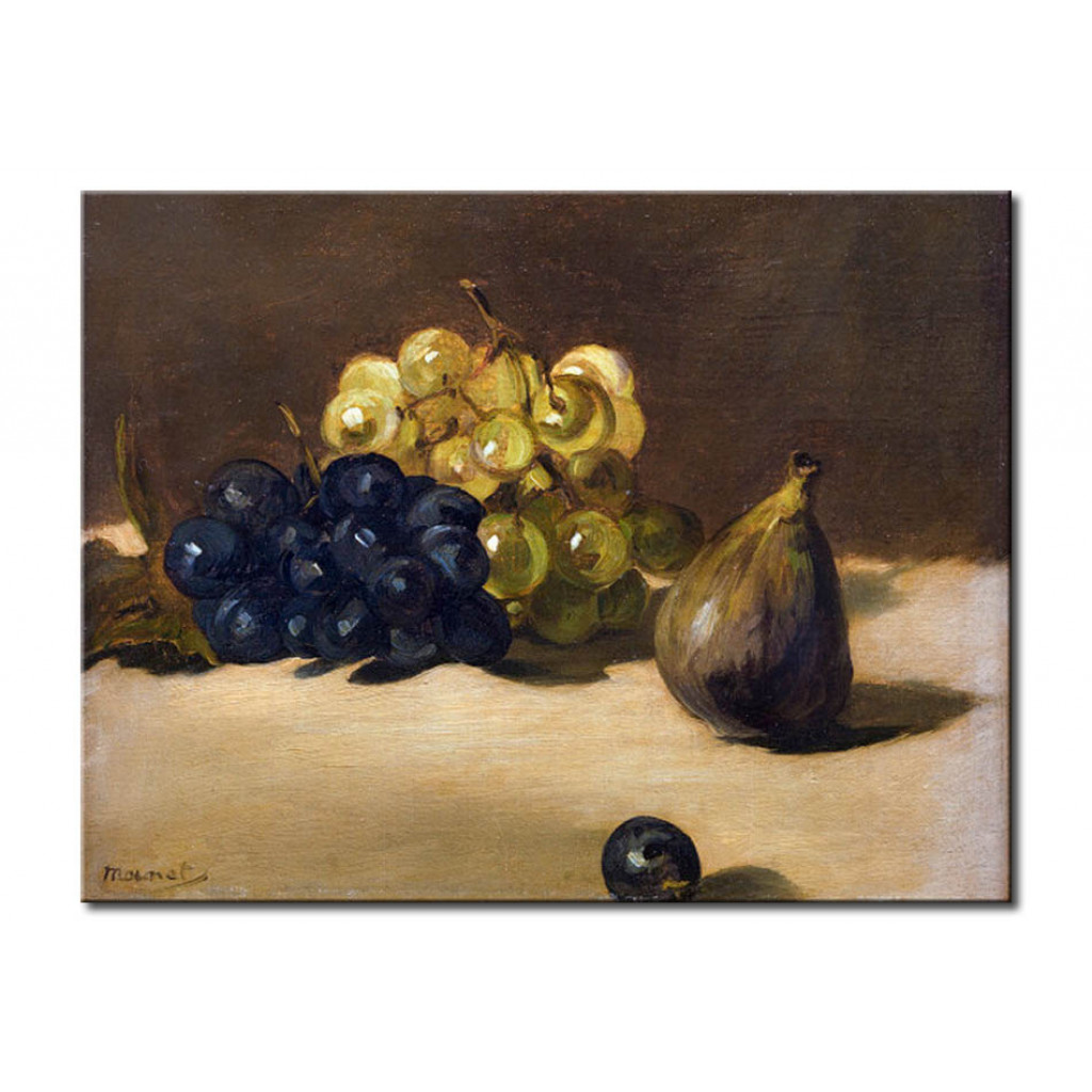Schilderij  Edouard Manet: Weintrauben Und Feige