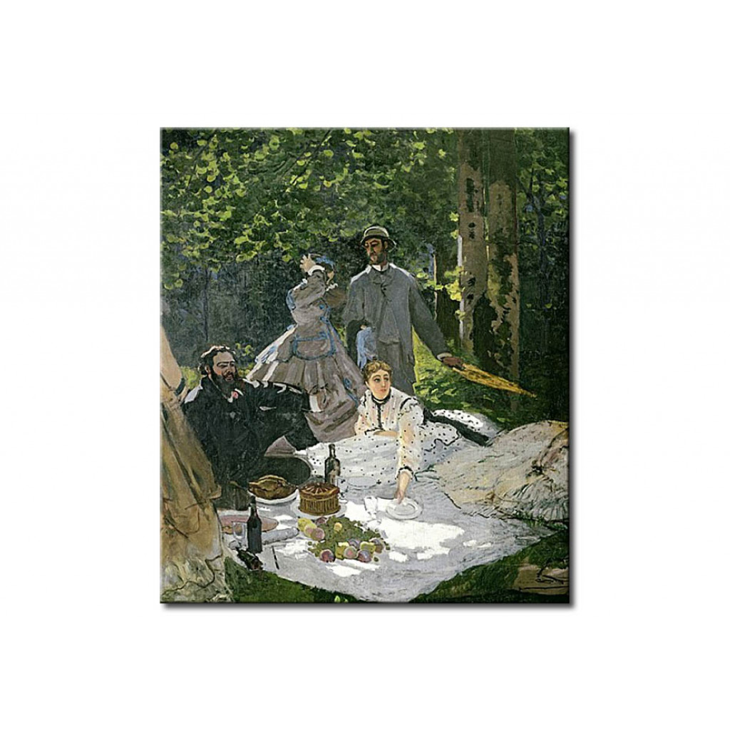 Schilderij  Claude Monet: Dejeuner Sur L'Herbe, Chailly
