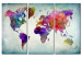 Tablero decorativo en corcho World in Colors [Cork Map] 92146 additionalThumb 2