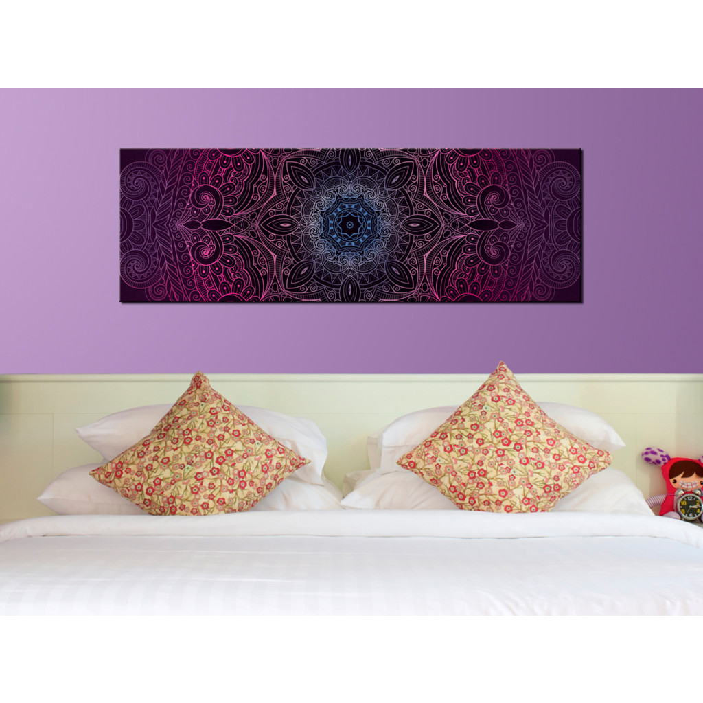 Schilderij  Zen: Purple Mandala