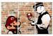 Pintura em tela Caught Mario 98546
