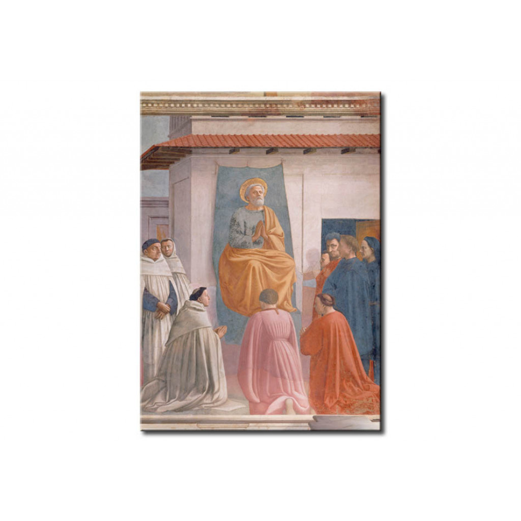 Schilderij  Masaccio: Peter In Cathedra