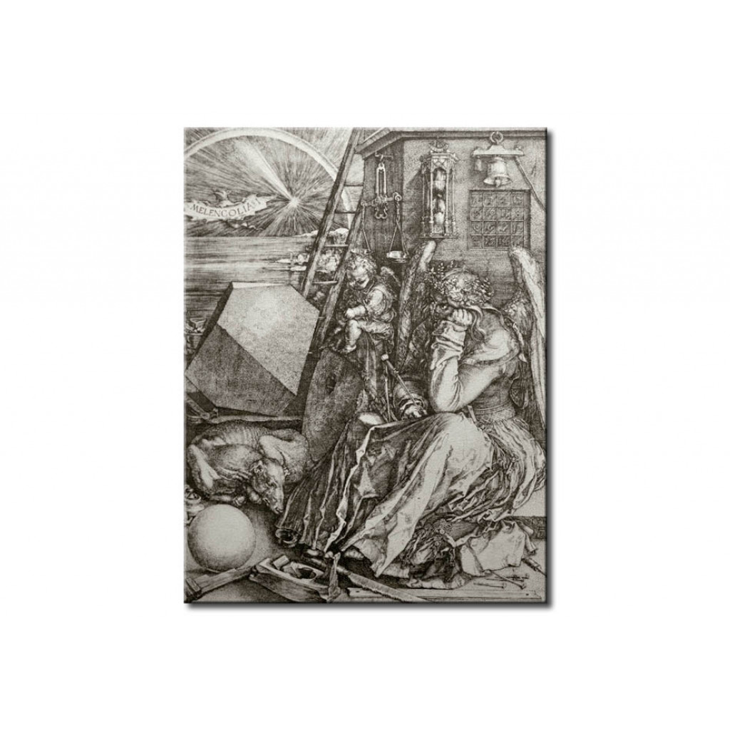 Schilderij  Albrecht Dürer: Melencolia