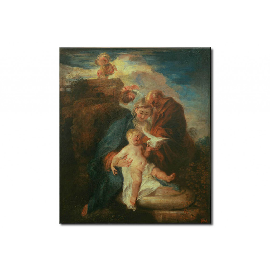 Schilderij  Antoine Watteau: The Holy Family