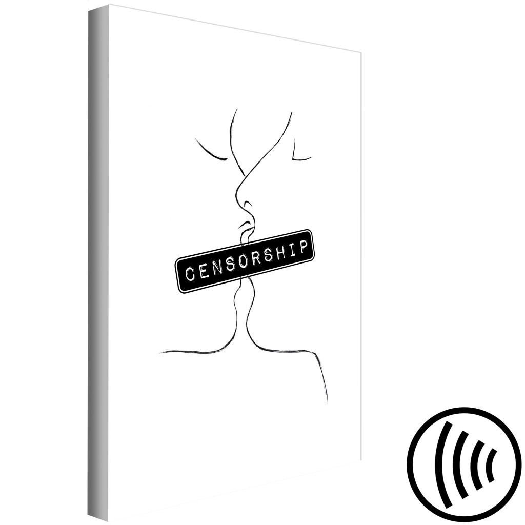 Schilderij  Jeugd: Censorship (1 Part) Vertical