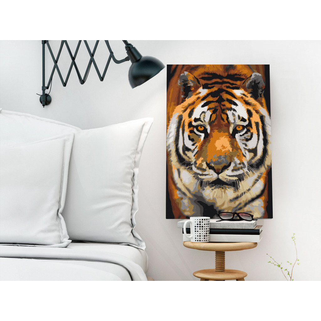 Obraz Do Malowania Po Numerach Tygrys Azjatycki