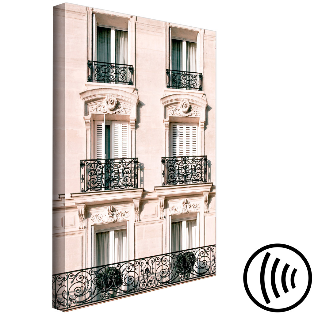 Tavla Parisiska Fönsterluckor - Ett Fotografi Av Arkitekturen I Paris