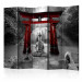 Design rumsavdelare Buddha Smile (Red) II [Room Dividers] 133256