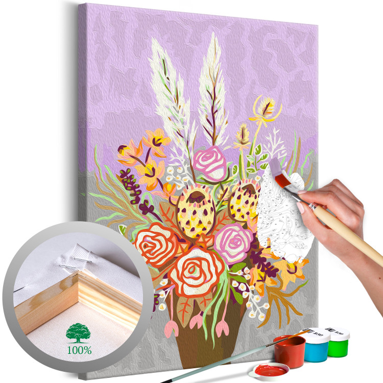 Paint by Number Kit Boho Bouquet 137456