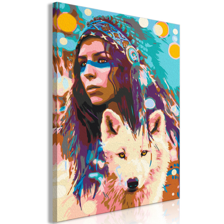 Paint by Number Kit Girl and the Wolf 138156 additionalImage 6