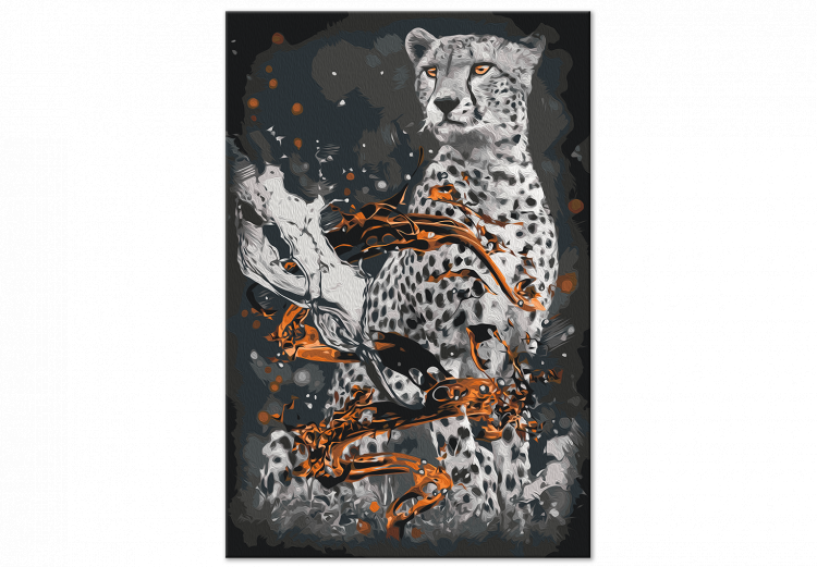 Obraz do malowania po numerach Majestatyczny gepard 142756 additionalImage 7