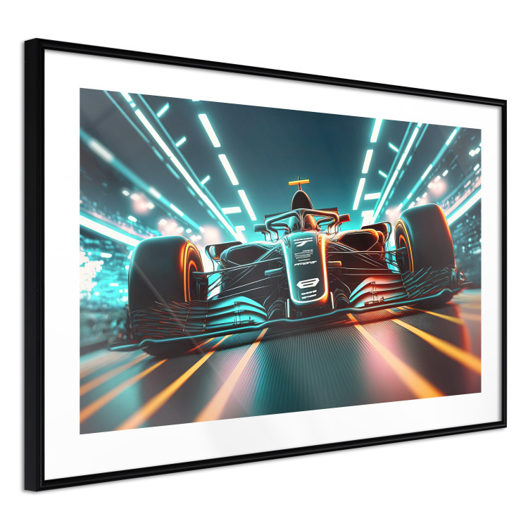 Wall Poster A Speeding Car - A Racing Car While Driving 150656 additionalImage 4