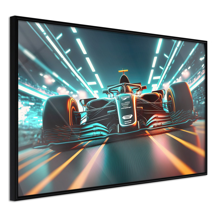 Wall Poster A Speeding Car - A Racing Car While Driving 150656 additionalImage 3