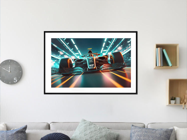 Wall Poster A Speeding Car - A Racing Car While Driving 150656 additionalImage 12