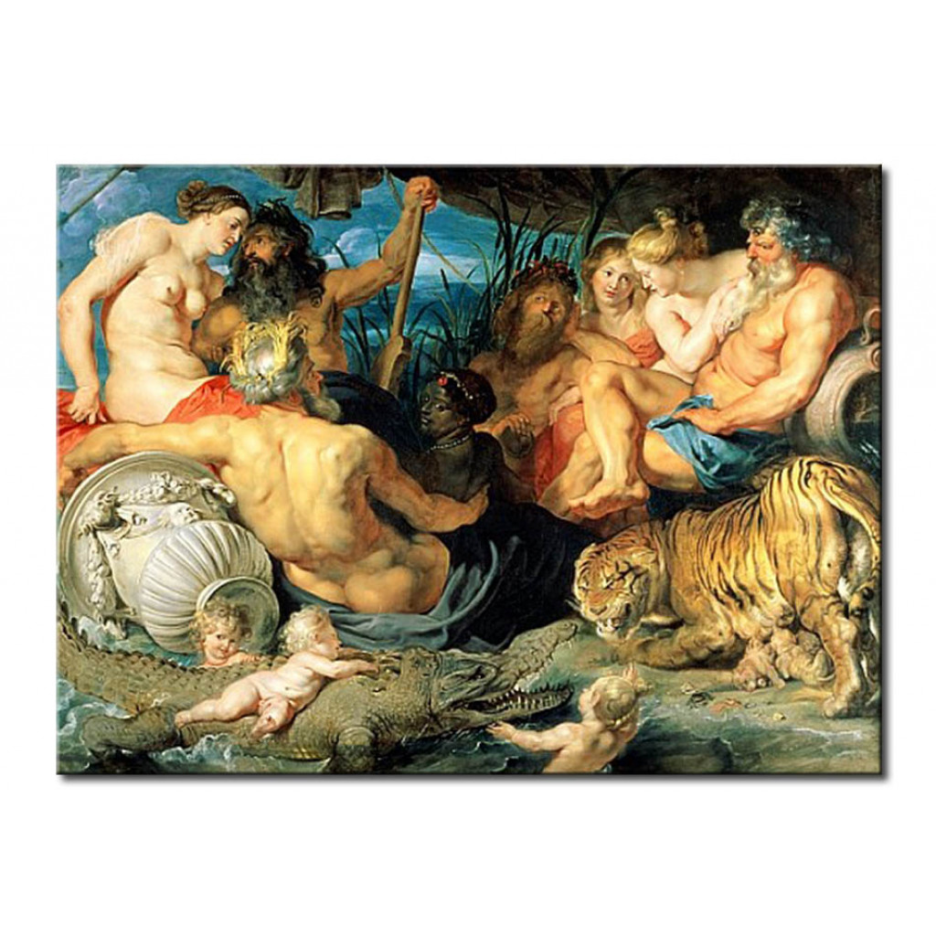 Schilderij  Peter Paul Rubens: The Four Continents