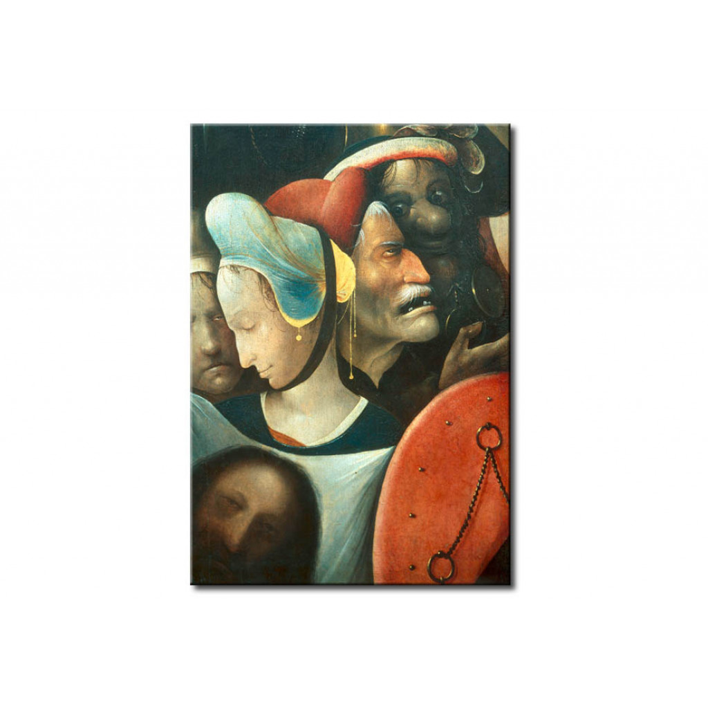 Schilderij  Hieronymus Bosch: The Carrying Of The Cross