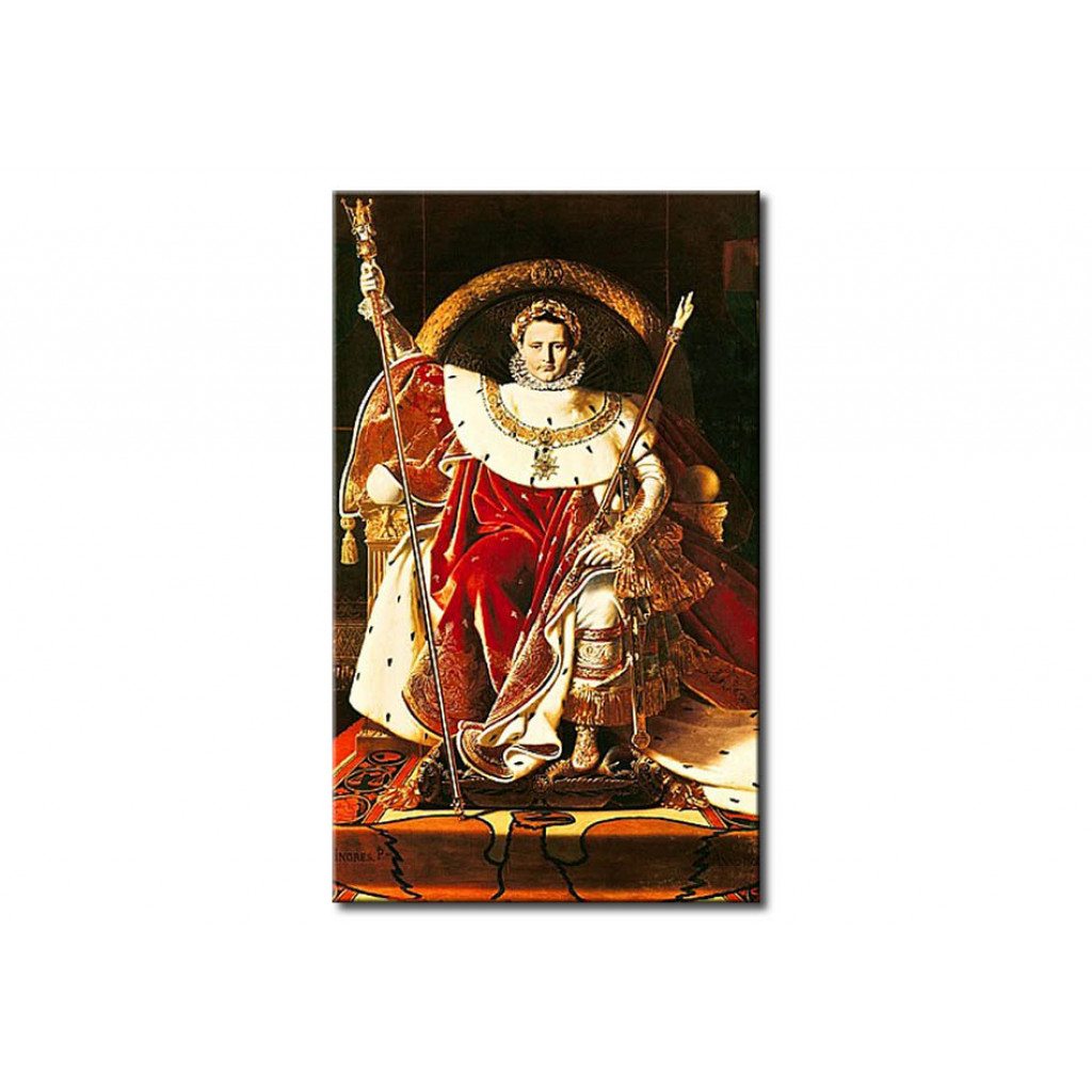 Schilderij  Jean-Auguste-Dominique Ingres: Napoleon I