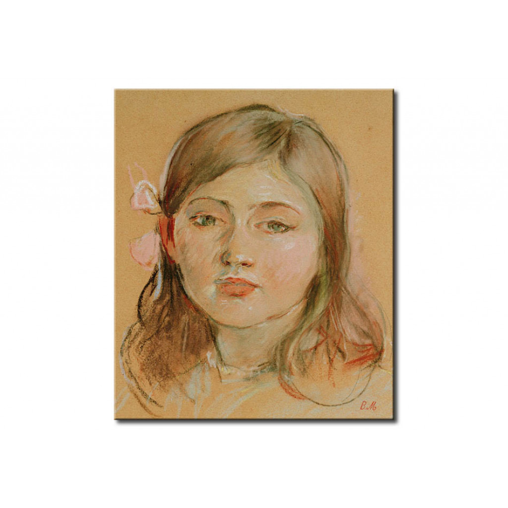 Målning Portrait De Julie