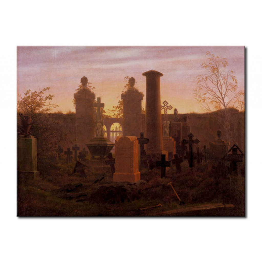 Schilderij  Caspar David Friedrich: Kügelgen's Tomb