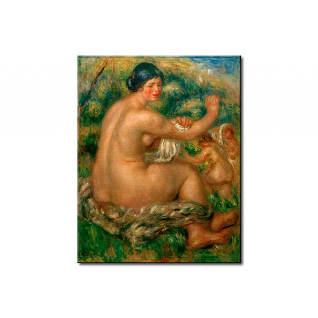 Schilderij  Pierre-Auguste Renoir: Après Le Bain