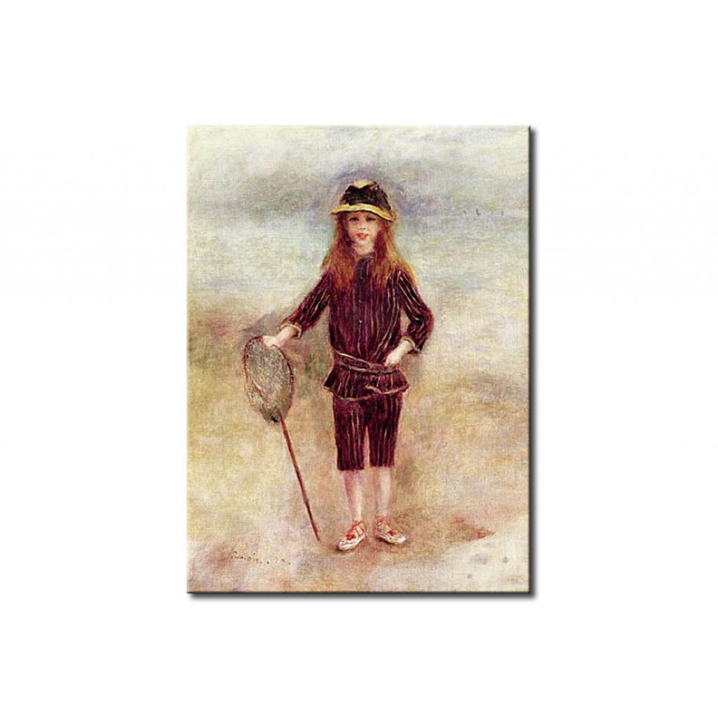 Schilderij  Pierre-Auguste Renoir: The Little Fisherwoman (Marthe Berard)