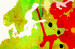 Quadro contemporaneo All colors of the World - triptych 55456 additionalThumb 4