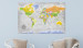 Decoración en corcho World Map: Wind Rose [Cork Map] 95956 additionalThumb 3