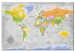 Ozdobna tablica korkowa Mapa świata: Róża wiatrów [Mapa korkowa] 95956 additionalThumb 2